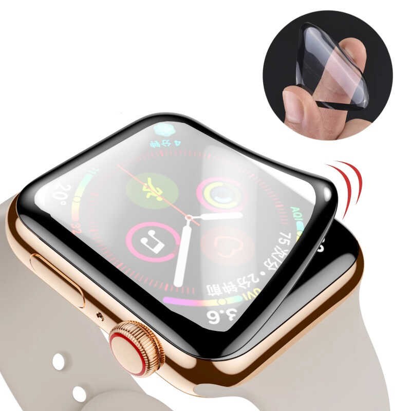 Apple Watch 42mm Zore Mat Eko PMMA Pet Saat Ekran Koruyucu - Görsel 2