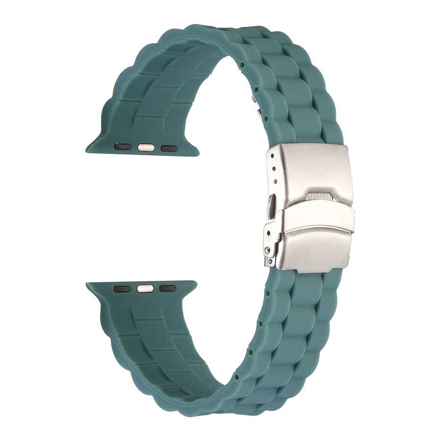 Apple Watch Ultra 49mm Kordon KRD-72 Silikon Strap Kayış - Görsel 5