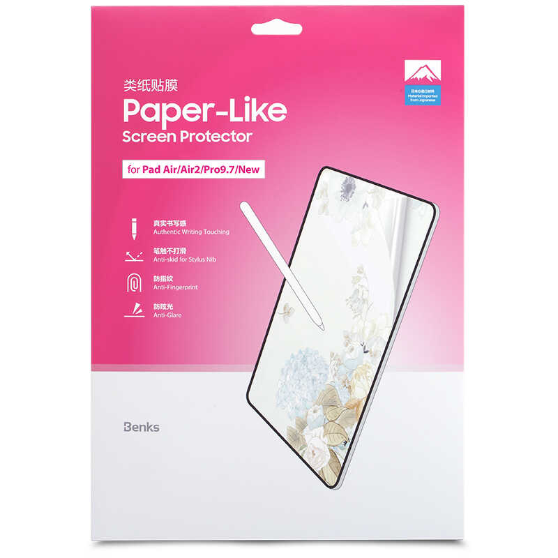 Benks Apple iPad 9.7 2017 (5.Nesil) Paper-Like Ekran Koruyucu - Görsel 7