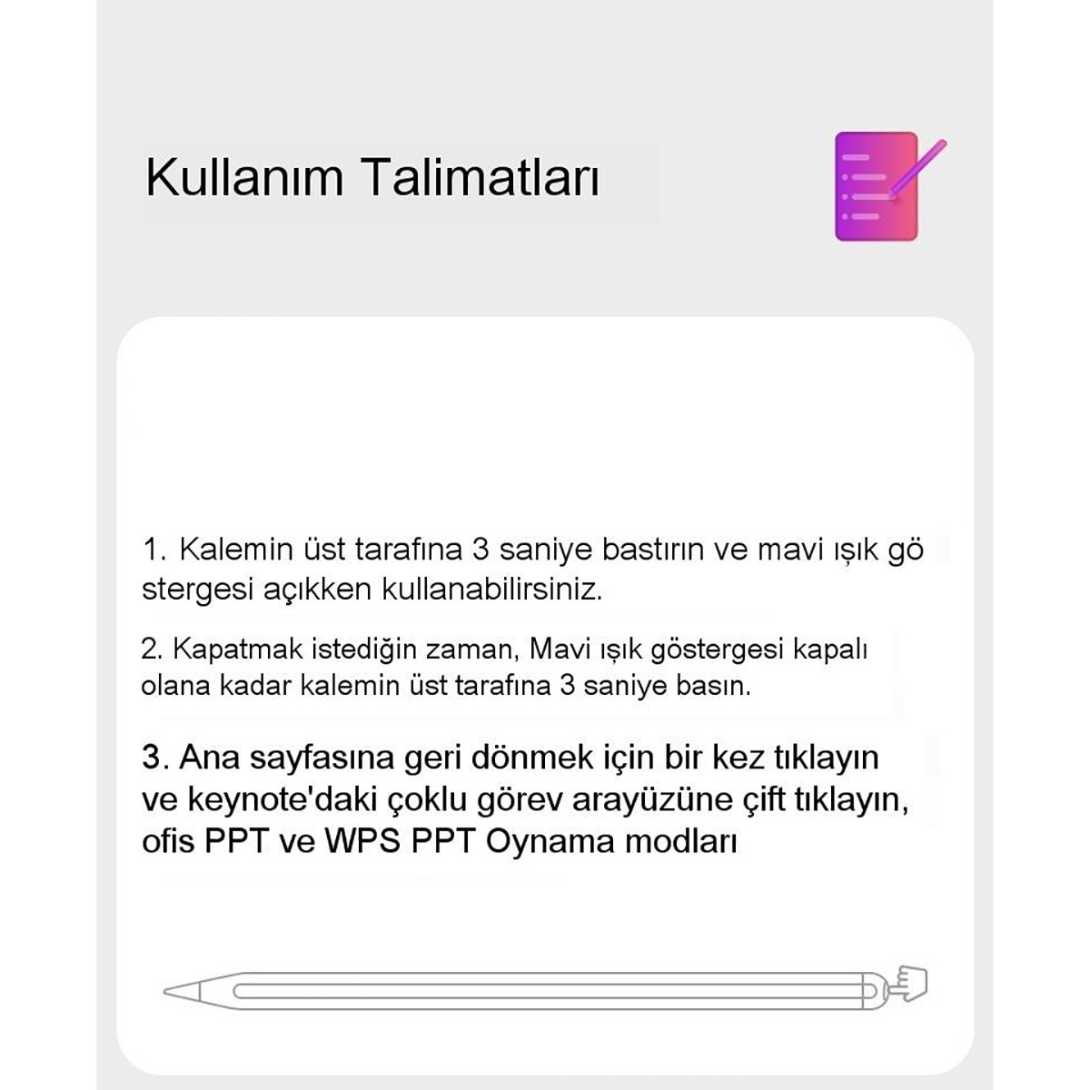 Benks Magnetik Wireless Şarj Özellikli Palm Rejection Kapasitif Dokunmatik Çizim Kalemi - Görsel 8