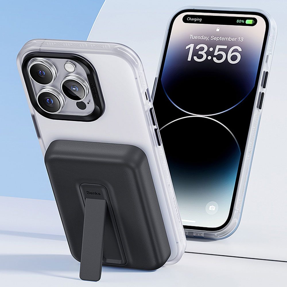 Benks MP09 M-safe Magnetik Standlı İnce Tasarımlı Powerbank 6000mAh - Görsel 12
