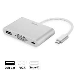 Benks U20 Type-C to 3 in 1 Adaptör (Usb 3.0+VGA+Type-C) - Görsel 8