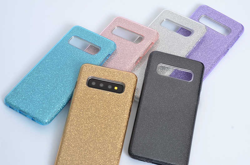 Galaxy S10 Kılıf Zore Shining Silikon - Görsel 5