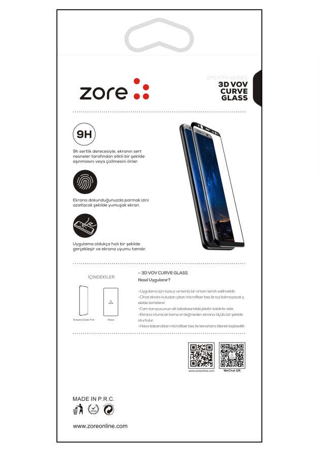 Galaxy S10 Zore Parmak İzli 3D Vov Cam Ekran Koruyucu - Görsel 6
