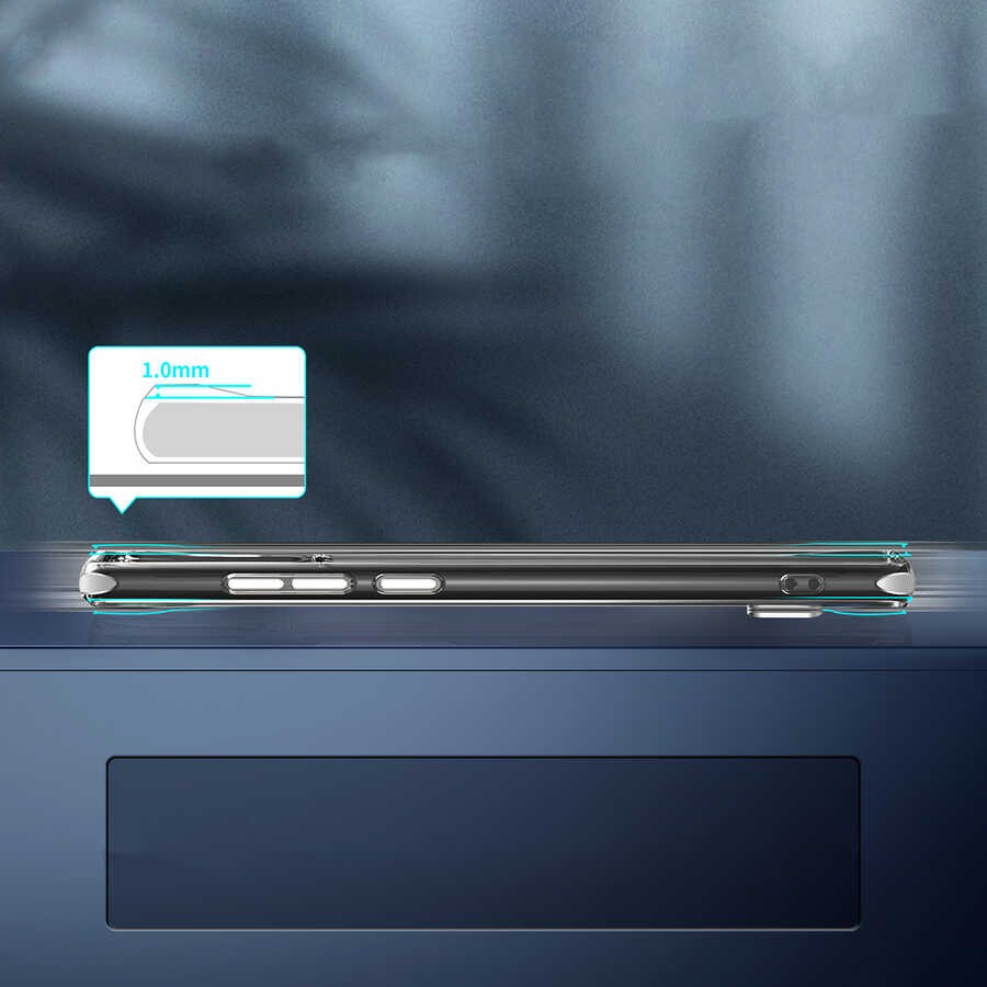 Galaxy S20 FE Kılıf Standlı Şeffaf Silikon Zore L-Stand Kapak - Görsel 12