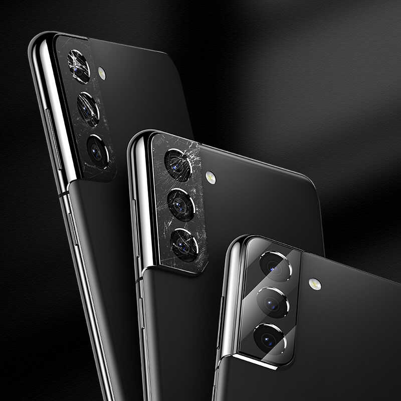 Galaxy S21 Plus Benks İntegrated Kamera Lens Koruyucu Cam - Görsel 3