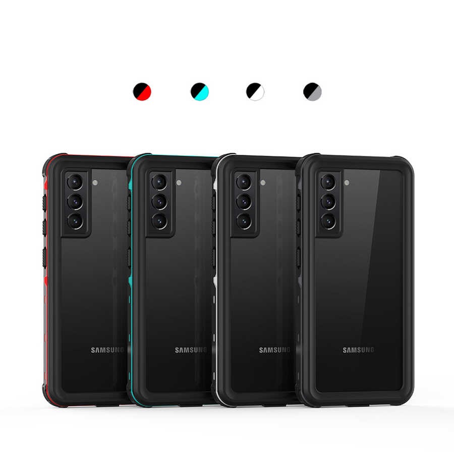 Galaxy S21 Plus Kılıf 1-1 Su Geçirmez Kılıf - Görsel 3