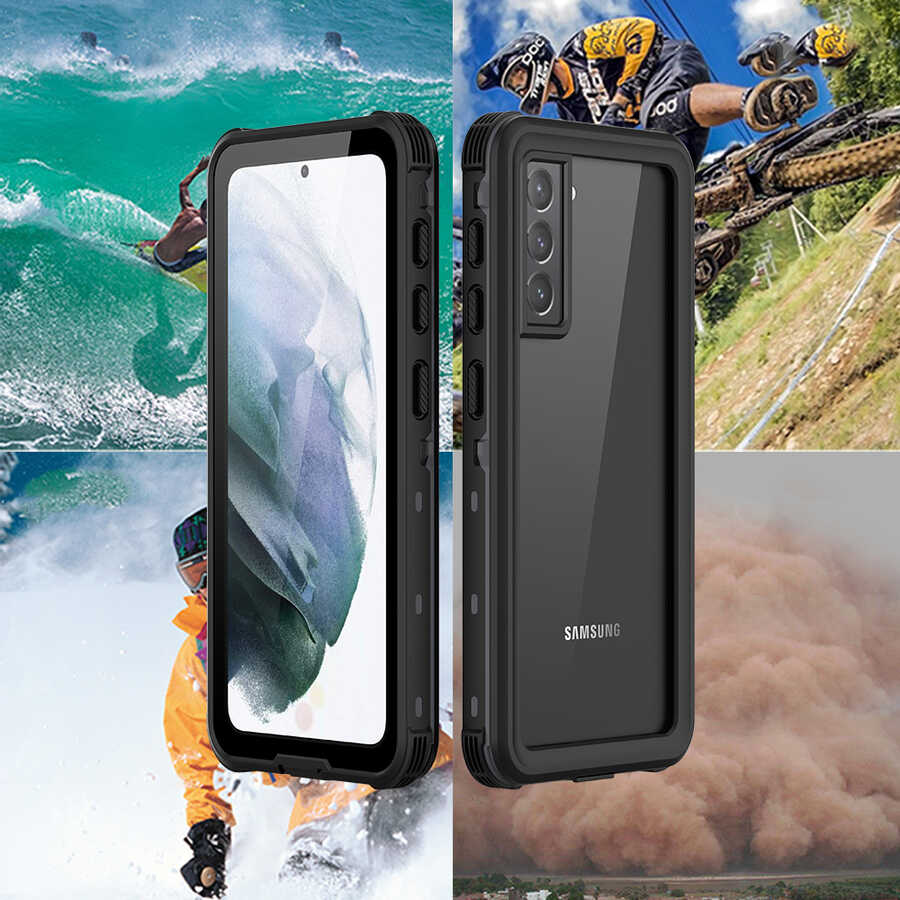 Galaxy S21 Plus Kılıf 1-1 Su Geçirmez Kılıf - Görsel 5