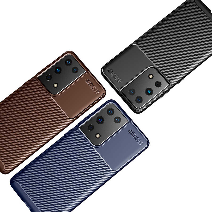 Galaxy S21 Ultra Kılıf Zore Negro Silikon Kapak - Görsel 5