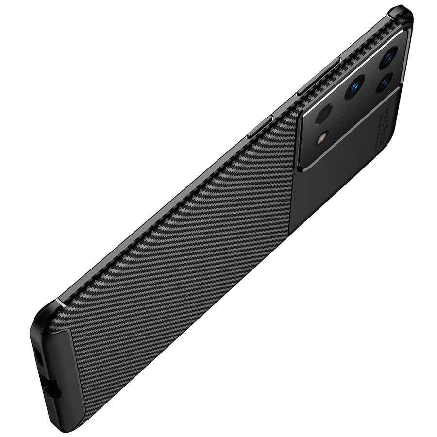 Galaxy S21 Ultra Kılıf Zore Negro Silikon Kapak - Görsel 7