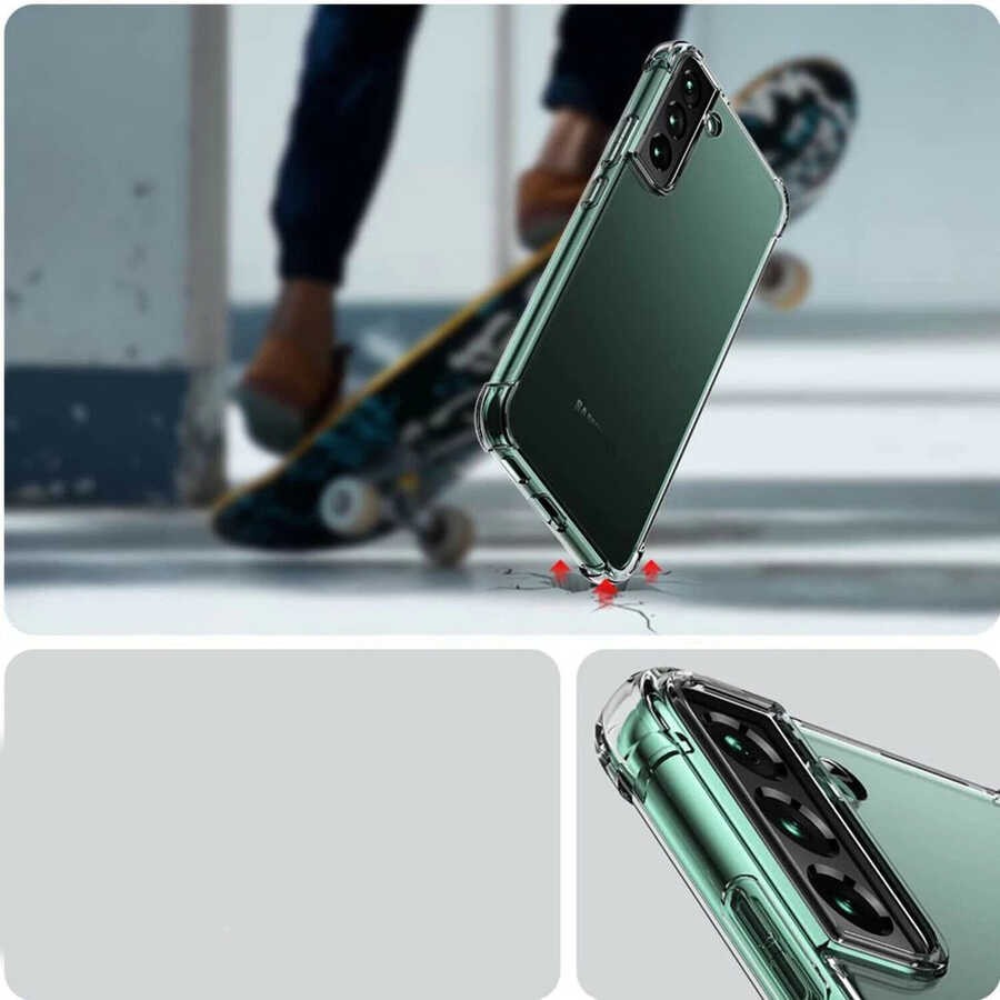 Galaxy S22 Kılıf Zore Kamera Korumalı Nitro Anti Shock Silikon - Görsel 3