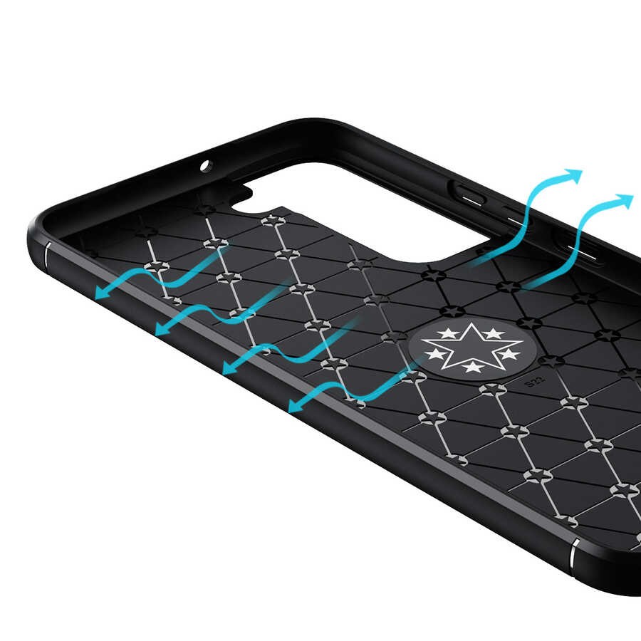 Galaxy S22 Plus Kılıf Zore Ravel Silikon Kapak - Görsel 6