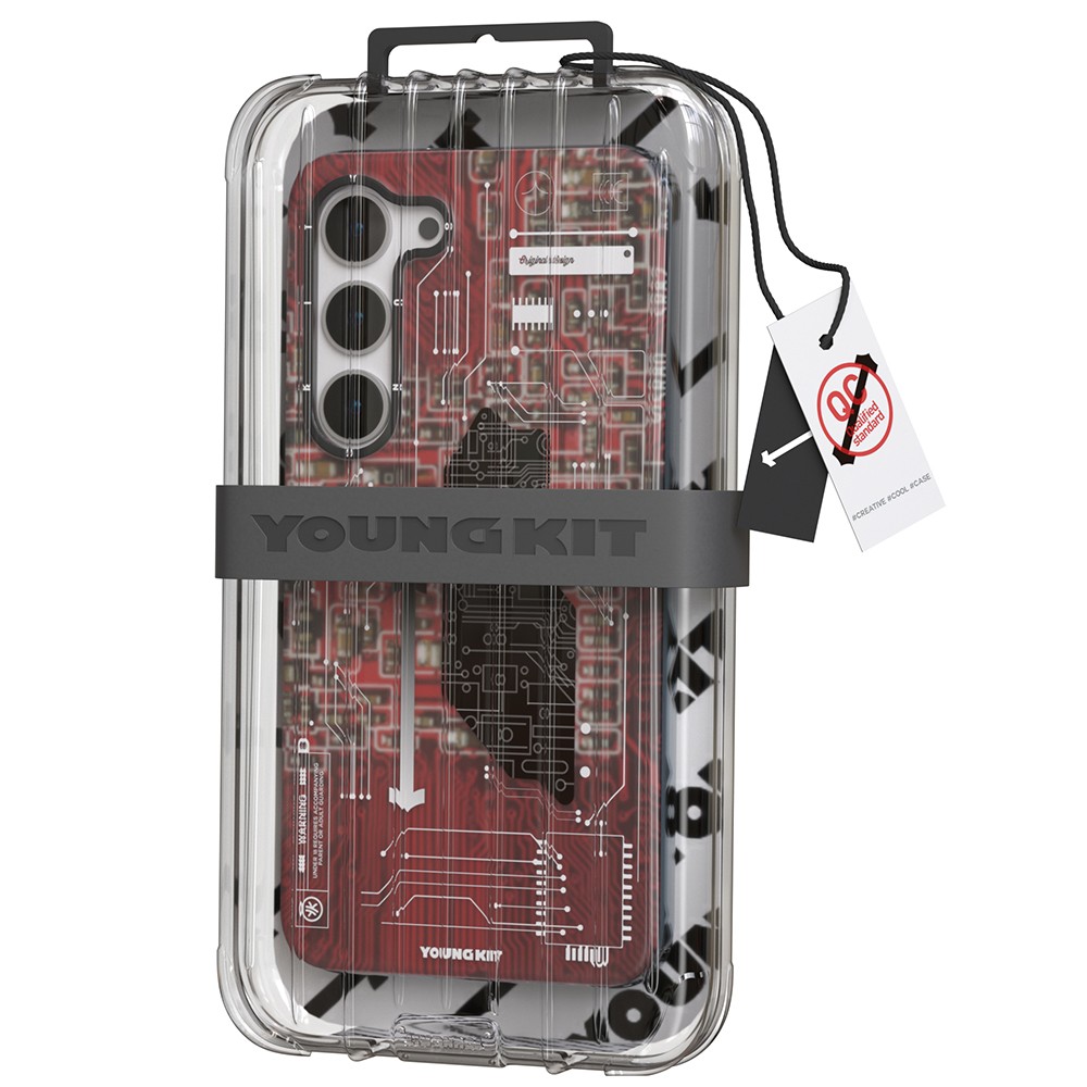 Galaxy S23 Kılıf YoungKit Technology Serisi Kapak - Görsel 6
