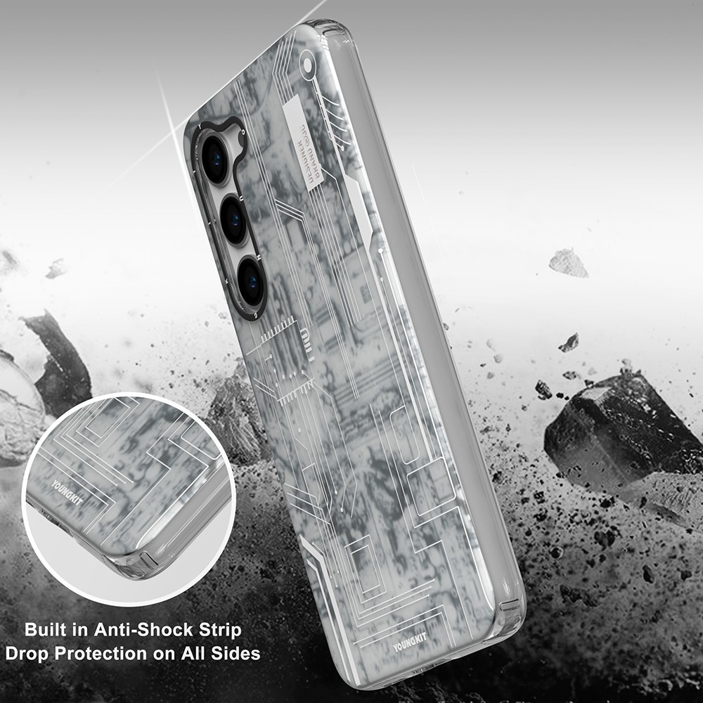 Galaxy S23 Plus Kılıf YoungKit Technology Serisi Kapak - Görsel 8