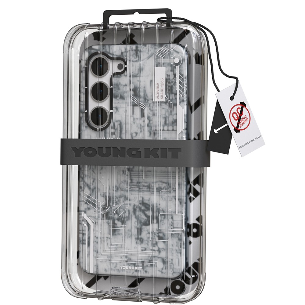 Galaxy S23 Plus Kılıf YoungKit Technology Serisi Kapak - Görsel 5
