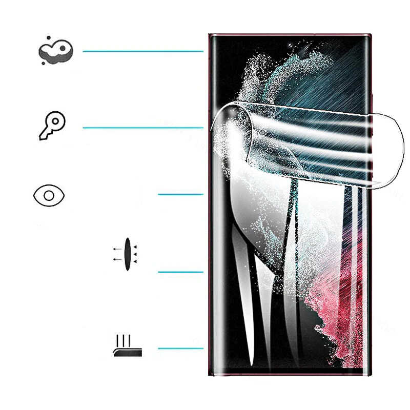 Galaxy S23 Ultra Zore Süper Pet Ekran Koruyucu Jelatin - Görsel 3