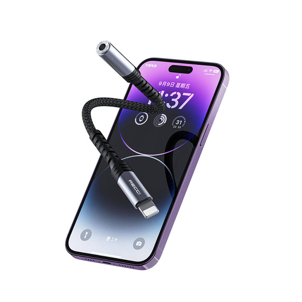 Recci RDS-A23 3.5mm to Lightning Audio Kablo - Görsel 7