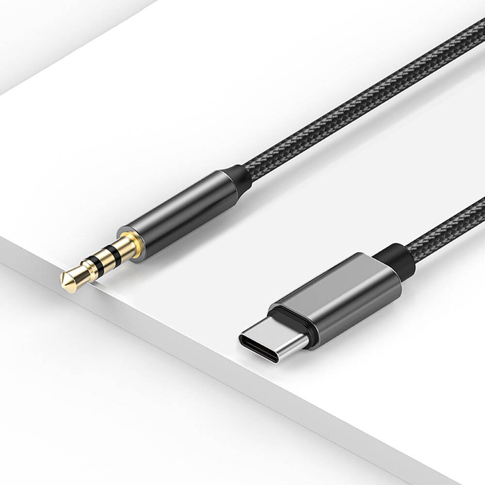 Recci RH03 Type-C to 3.5mm AUX Audio Kablo - Görsel 6