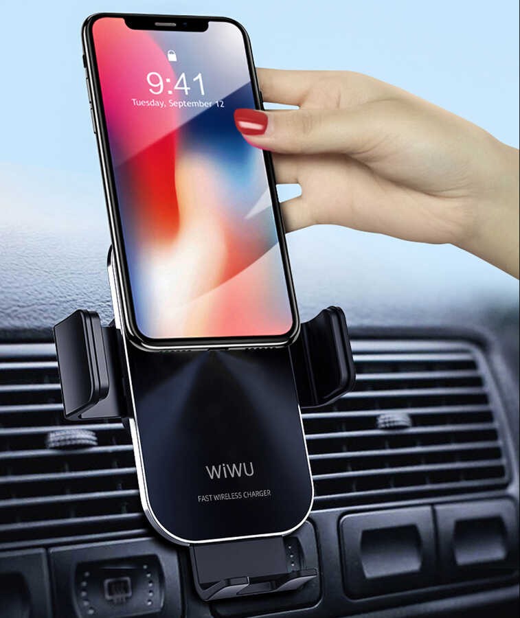 Wiwu CH-307 Liberator Wireless Charging Mount Araç Telefon Tutucu - Görsel 3