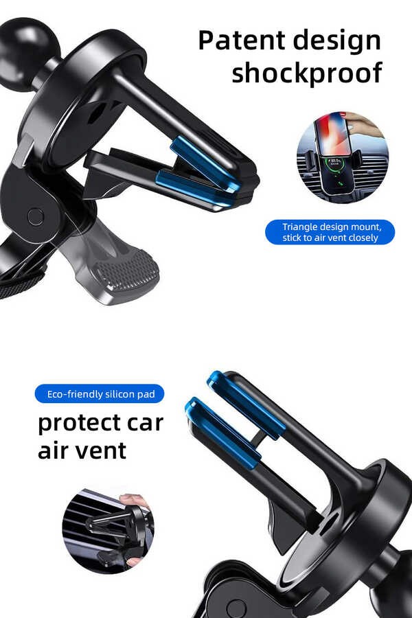 Wiwu CH-307 Liberator Wireless Charging Mount Araç Telefon Tutucu - Görsel 5