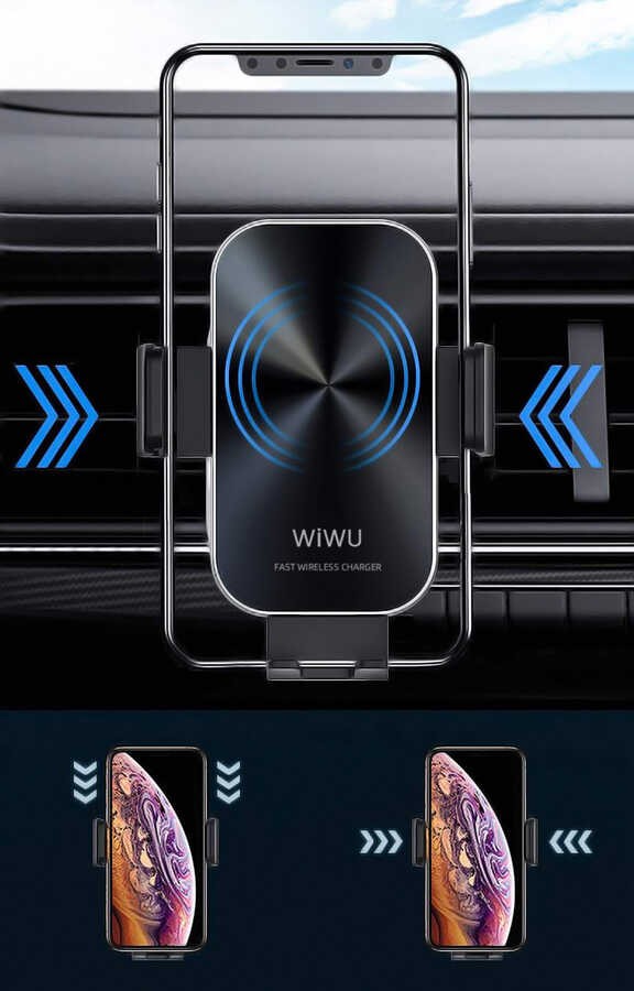 Wiwu CH-307 Liberator Wireless Charging Mount Araç Telefon Tutucu - Görsel 11