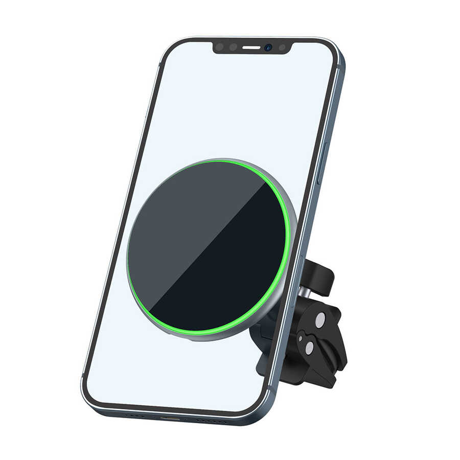 Wiwu CH-308 Magnetic Wireless Charging Car Mount Araç Telefon Tutucu - Görsel 3