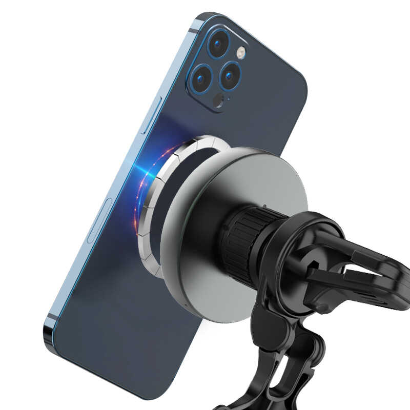 Wiwu CH-309 Araç İçi Magnetik Wireless Şarj Özellikli Telefon Tutucu Havalandırma Tasarım - Görsel 9