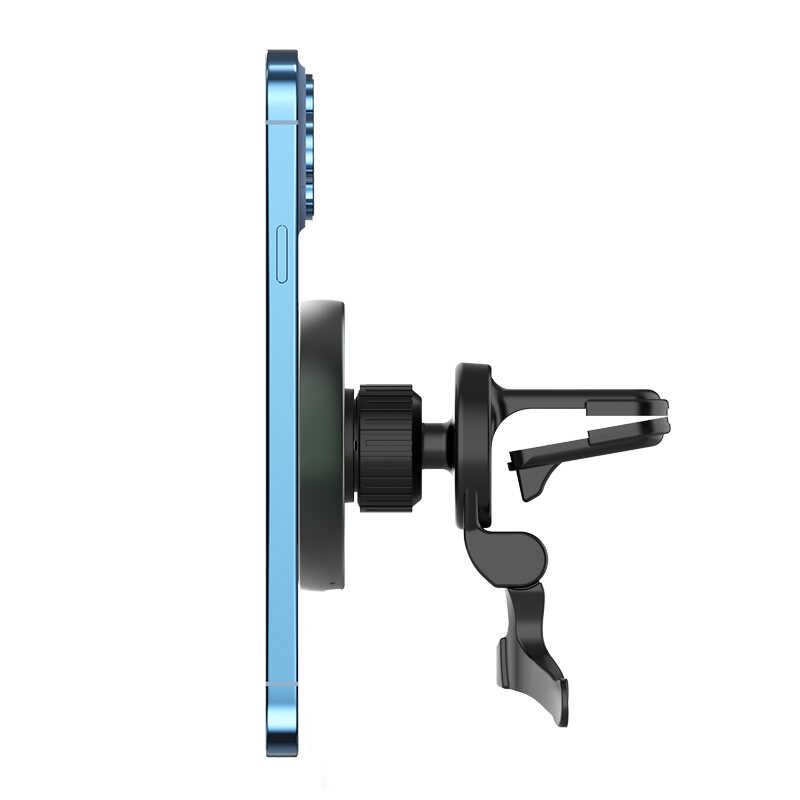 Wiwu CH-309 Araç İçi Magnetik Wireless Şarj Özellikli Telefon Tutucu Havalandırma Tasarım - Görsel 6