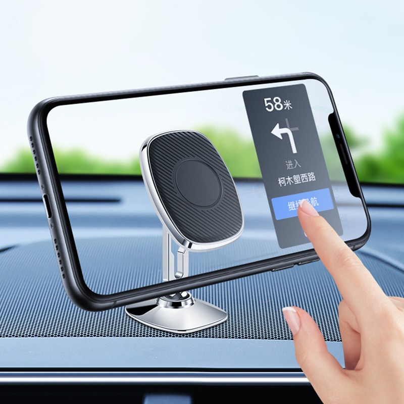 Wiwu CH024 360 Derece Dönebilen Magnetik Düz Zemin Versiyon Araç Telefon Tutucu - Görsel 8