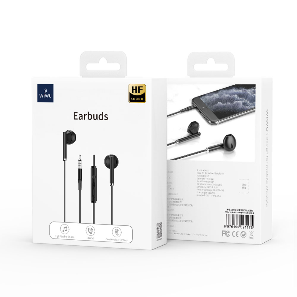 Wiwu EB312 Hi-Fi Ses Kaliteli 3.5mm Kulakiçi Kulaklık - Görsel 7
