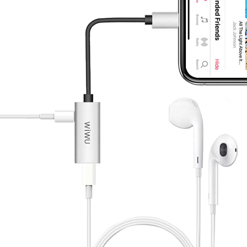 Wiwu LT02 Plus Lightning Şarj ve Ses Adaptörü - Görsel 3