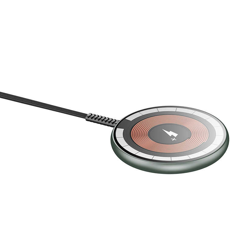 Wiwu M14 Intelligent Wireless Magnetik Şarj Ultra İnce Şeffaf 15W Android iOS Destekli - Görsel 4