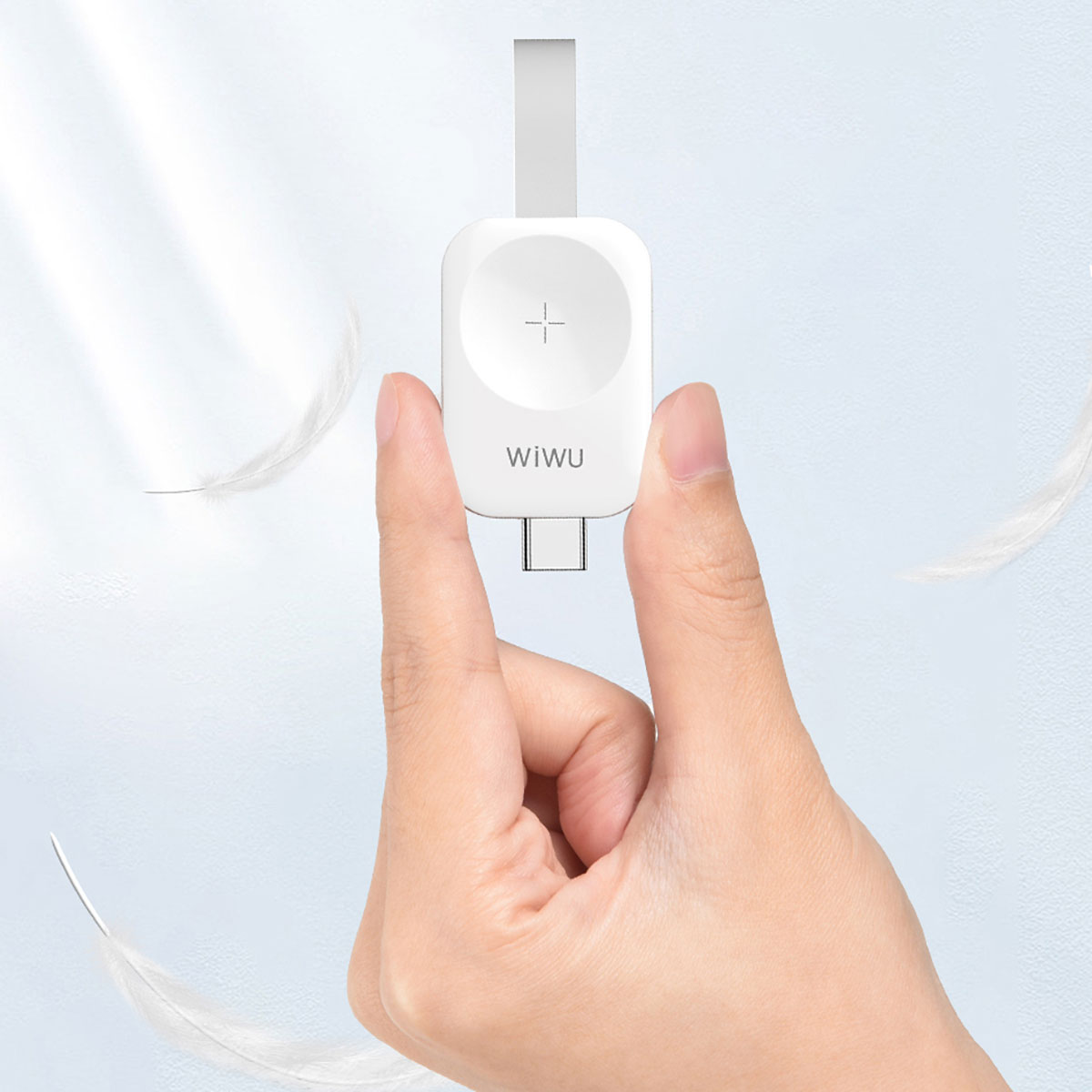 Wiwu M16 Pro Akıllı Saat Mini Wireless Magnetik Şarj Aleti 2.5W - Görsel 7