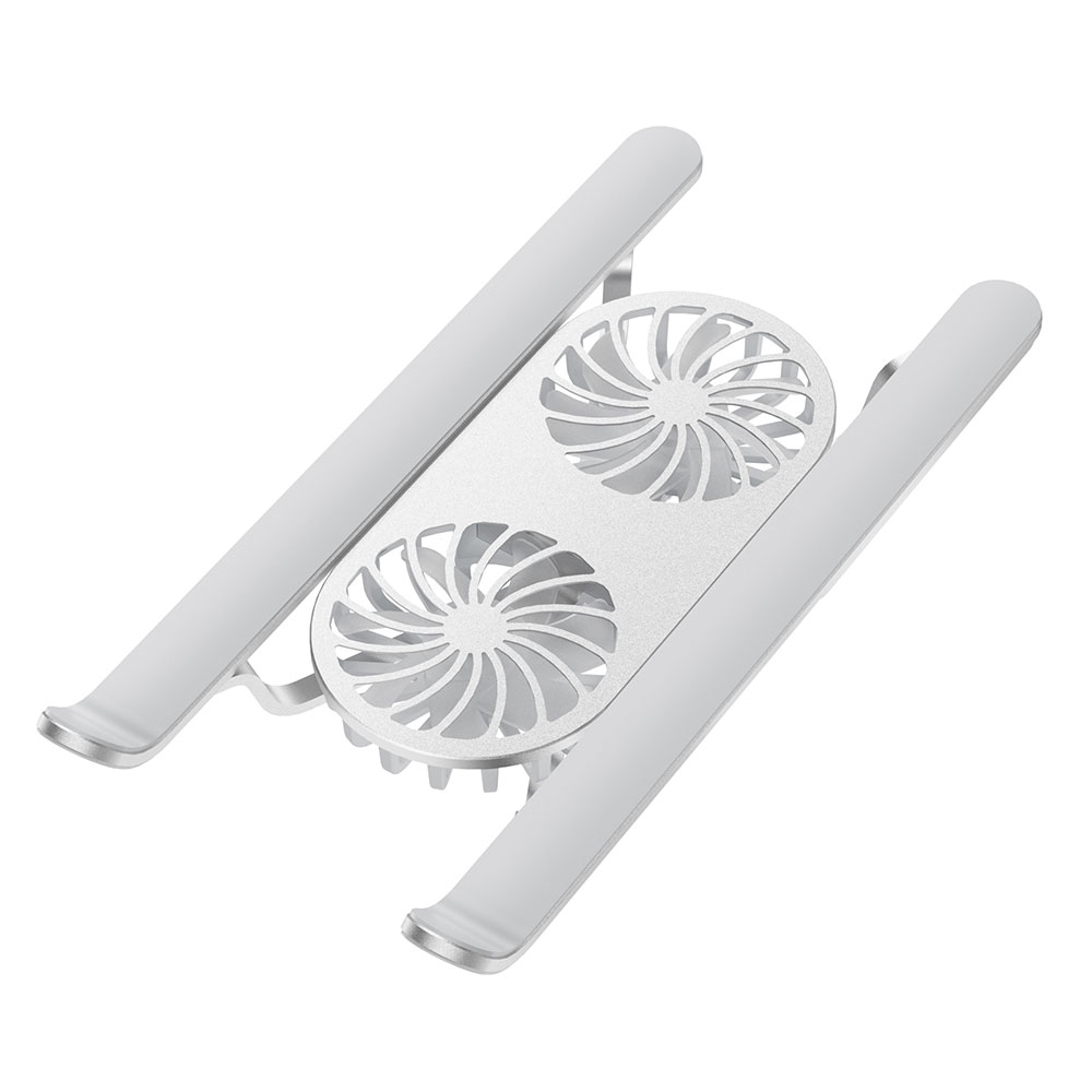 Wiwu S400 Pro Çift Fanlı Işıklı Katlanabilir Ayarlanabilir Laptop Standı 5W 3000RPM - Görsel 3