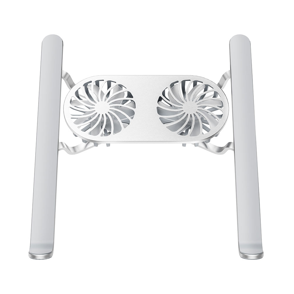 Wiwu S400 Pro Çift Fanlı Işıklı Katlanabilir Ayarlanabilir Laptop Standı 5W 3000RPM - Görsel 5