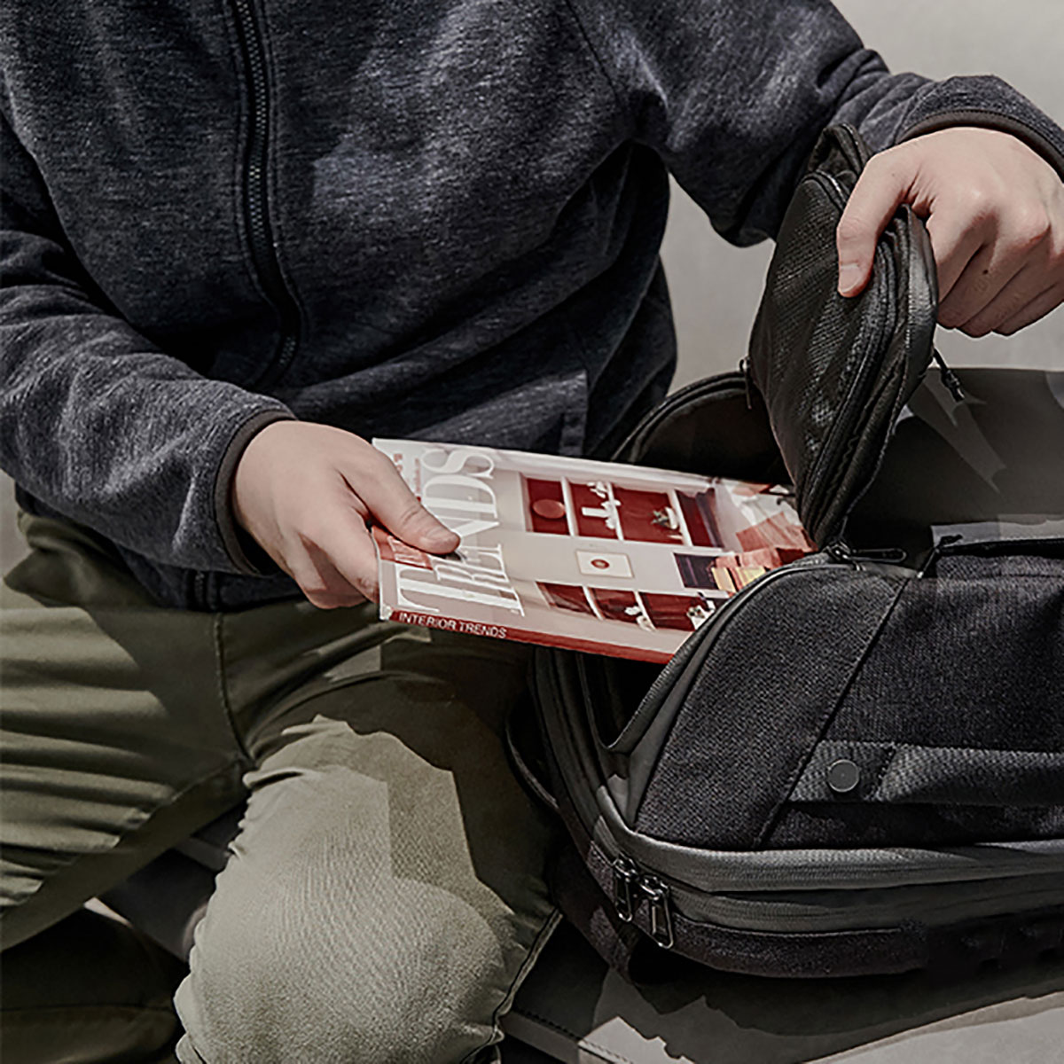 Wiwu Warriors Back Pack 21 Bölmeli 30 Litre Kapasiteli Su Geçirmez Sırt Çantası - Görsel 4