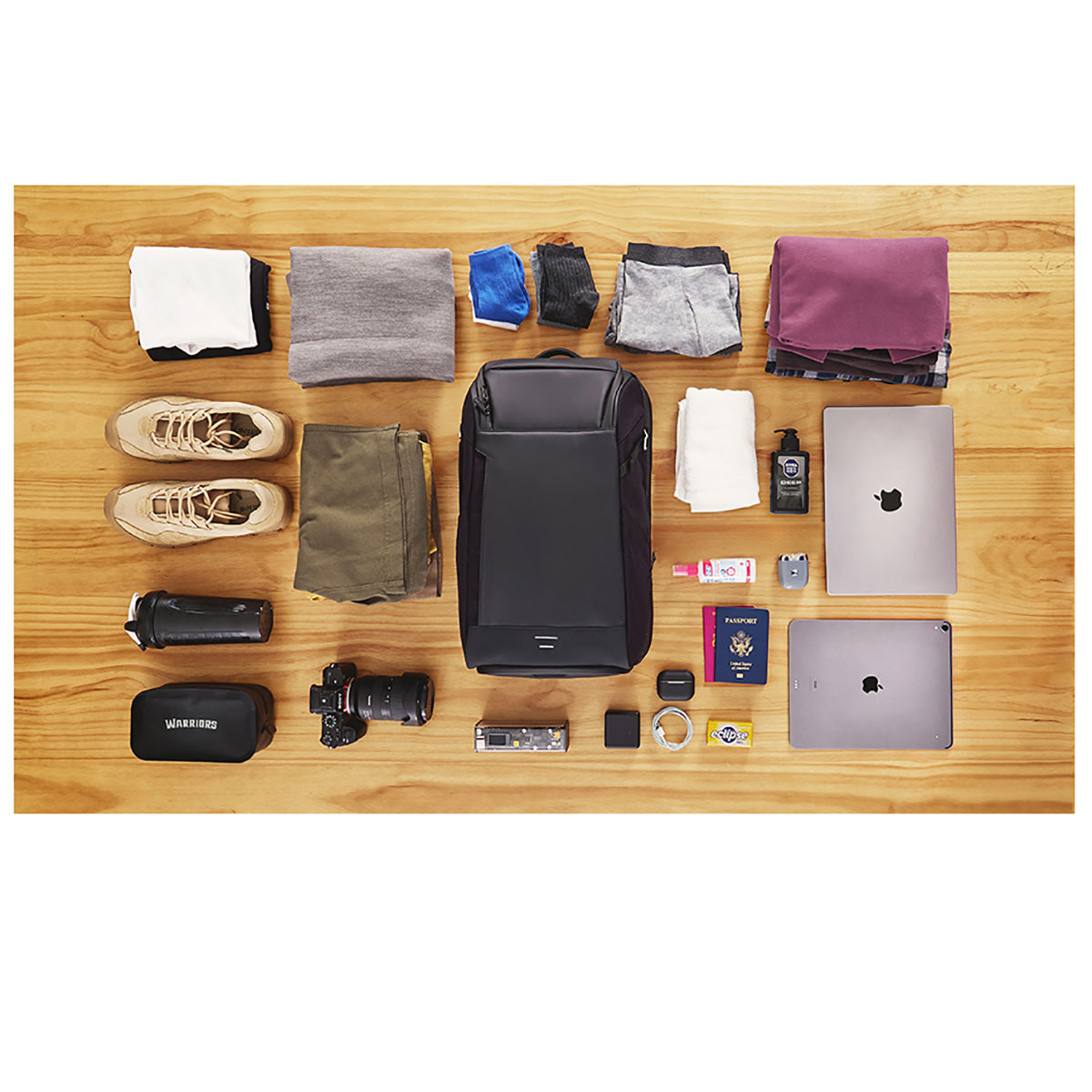 Wiwu Warriors Back Pack 21 Bölmeli 30 Litre Kapasiteli Su Geçirmez Sırt Çantası - Görsel 18