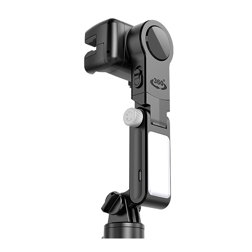 Wiwu Wi-SE006 Çok Fonksiyonlu Işıklı Gimbal Sabitleyici Tripod Selfie Çubuğu - Görsel 4