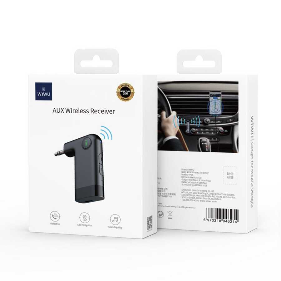 Wiwu YP-05 Bluetooth Receiver Kablosuz Ses Alıcısı - Görsel 6