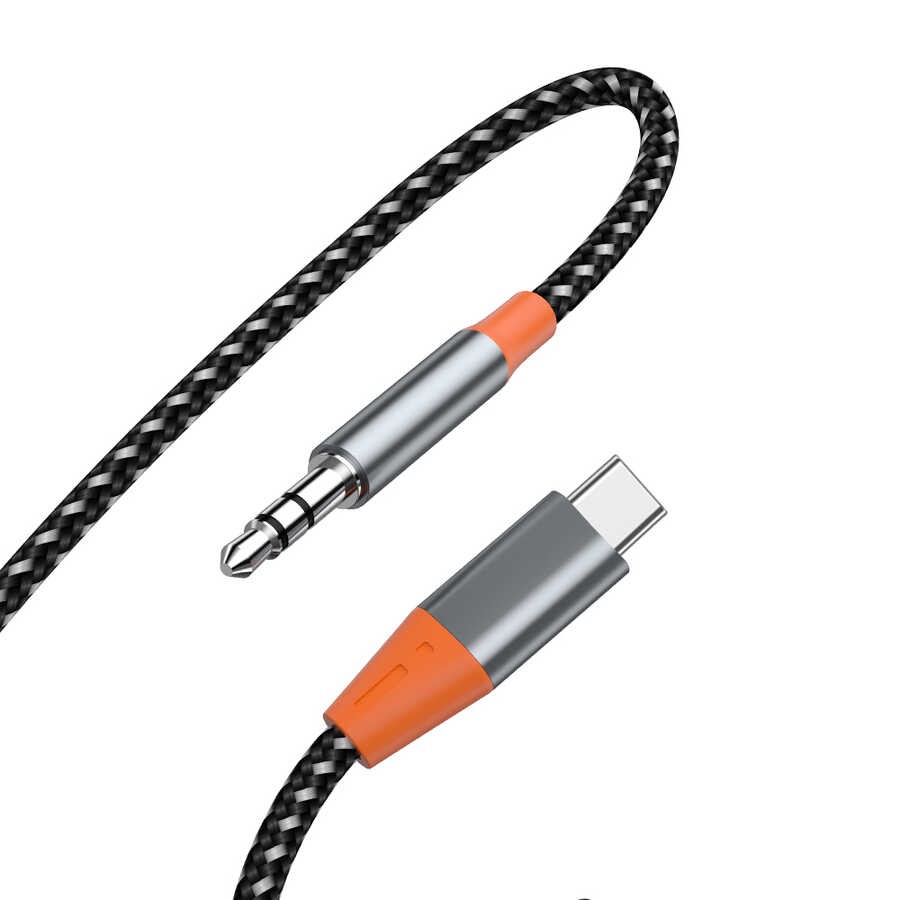 Wiwu YP07 Type-C To 3.5mm Aux Audio Ses Kablosu 1.2M - Görsel 2