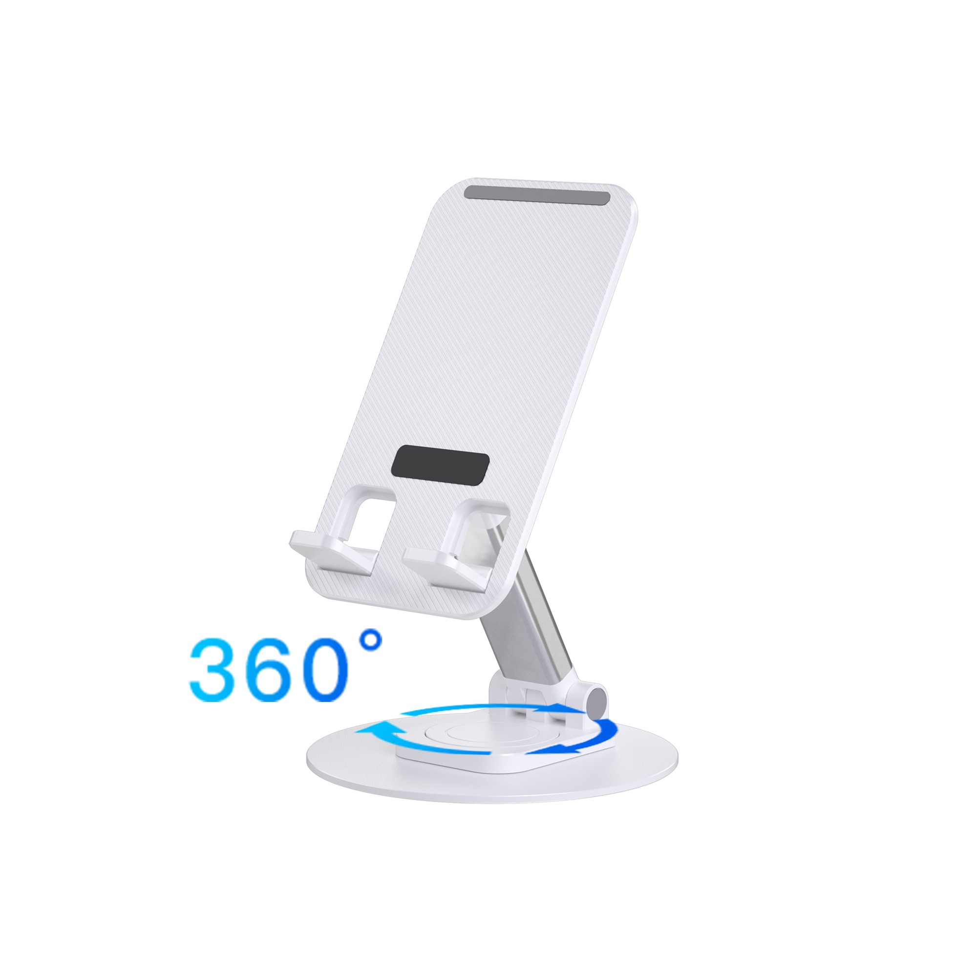 Wiwu ZM109 Taşınabilir Katlanabilir 360 Dönebilen Metal Telefon ve Tablet Standı - Görsel 6