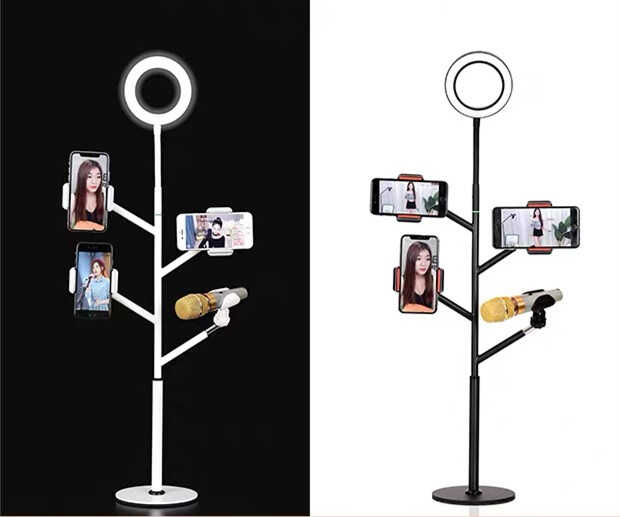 Zore Professional Live Stream Işıklı Telefon Tutucu Ring Light - Görsel 3