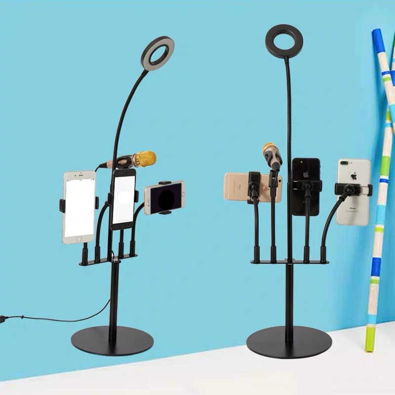 Zore 5 in 1 Işıklı Telefon Tutucu Ring Light - Görsel 12