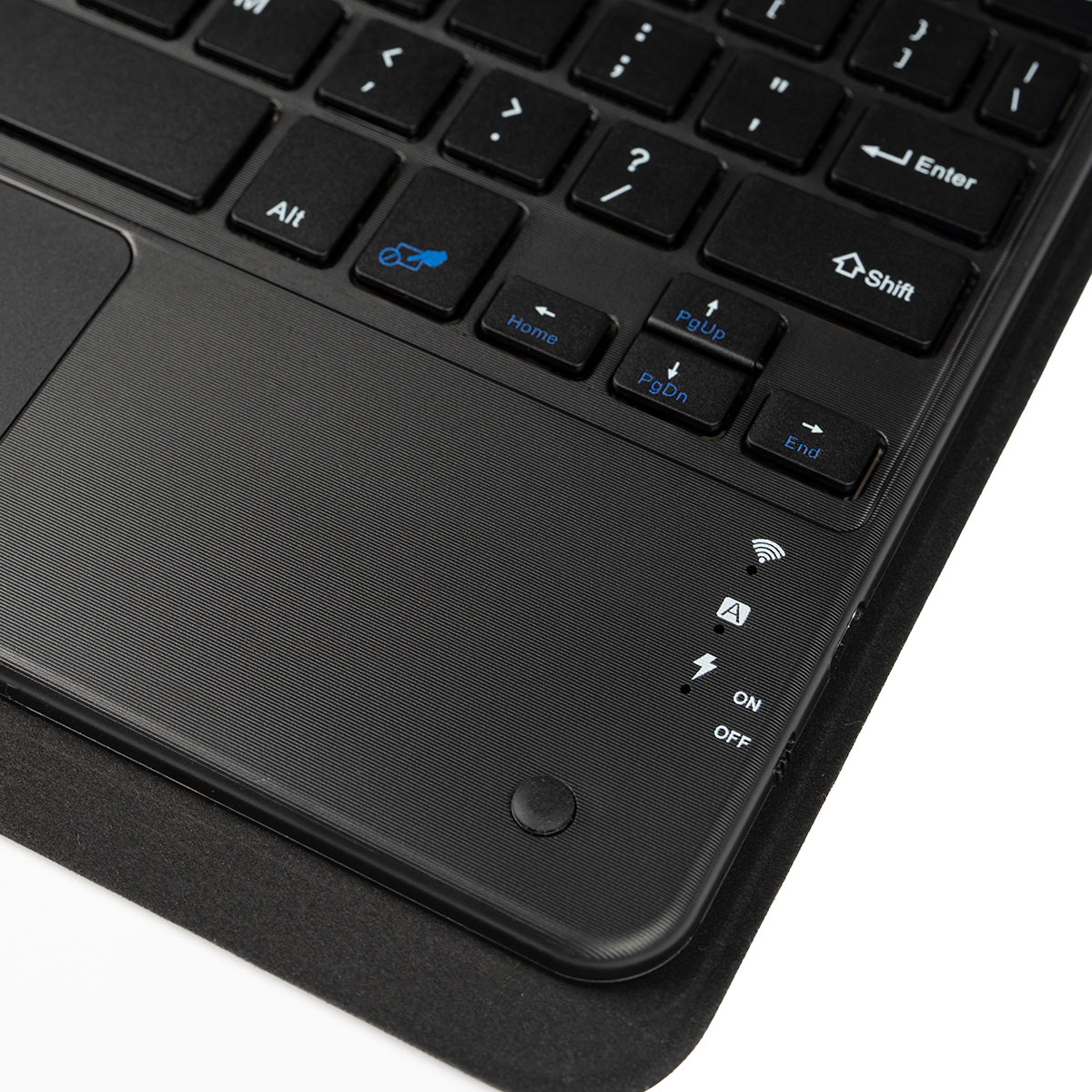 Zore Border Keyboard 10-11" inç Universal Bluetooh Bağlantılı Standlı Klavyeli Tablet Kılıfı - Görsel 4