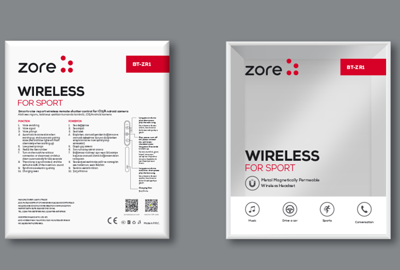 Zore BT-ZR1 Bluetooth Kulaklık - Görsel 2
