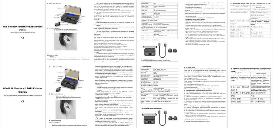 Zore BTK-ZR53 Bluetooth Kulaklık - Görsel 12