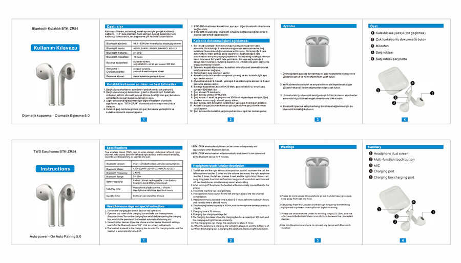 Zore BTK-ZR54 Bluetooth Kulaklık - Görsel 8