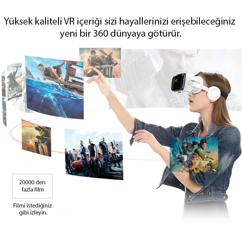 Zore G04BS VR Shinecon Sanal Gerçeklik Gözlüğü - Görsel 11
