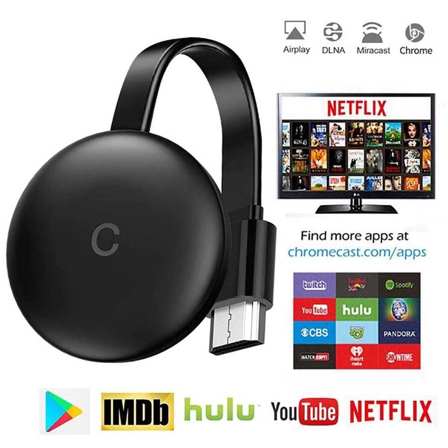 Zore G12 Chromecast Kablosuz HDMI Ses ve Görüntü Aktarıcı - Görsel 8