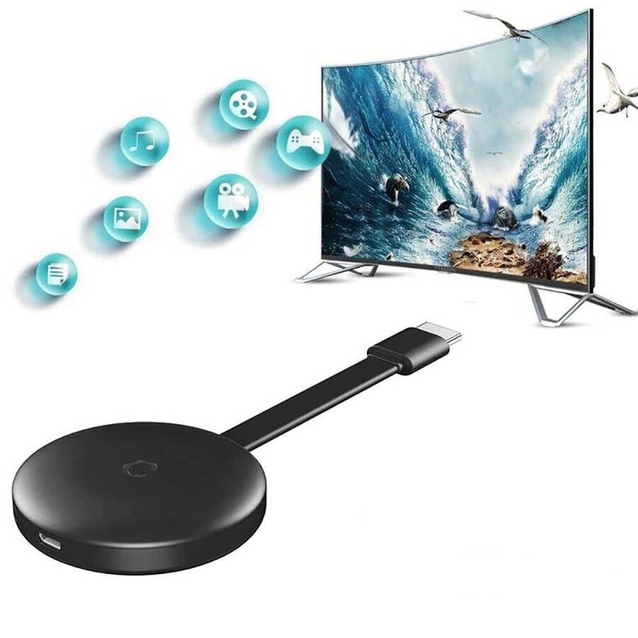Zore G12 Chromecast Kablosuz HDMI Ses ve Görüntü Aktarıcı - Görsel 4